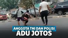 Viral Video Anggota TNI dan Polisi Saling Adu Jotos di Jalanan, Ini Penjelasannya!