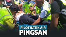 Pilot Batik Air pingsan saat kemudikan pesawat