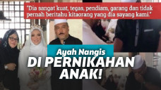 Foto pernikahan ankanya si Bapak sangar