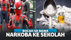 Bocah SD Bawa Heroin ke Sekolah, Didepan Teman-Teman Ngaku Bisa Jadi Spiderman