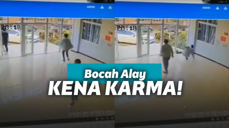Kena karma usai tertawakan teman
