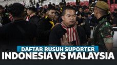 Balas Kerusuhan di GBK, Suporter Malaysia Keroyok 2 Suporter Indonesia