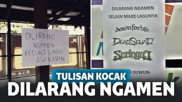 Himbauan dilarang ngamen
