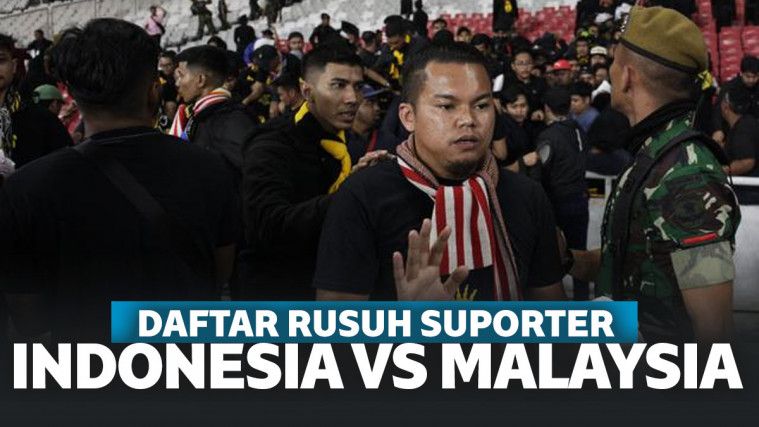 Balas Kerusuhan di GBK, Suporter Malaysia Keroyok 2 Suporter Indonesia