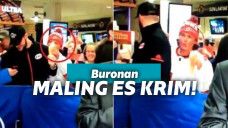 Pencuri es krim terekam kamera TV