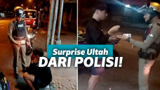 Polisi merayakan ultah remaja