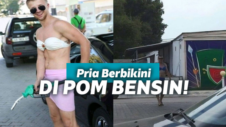 Cowok memakai bikini