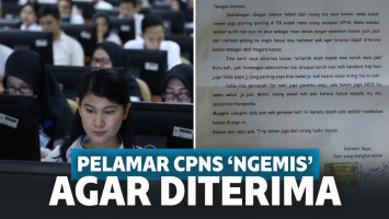 Pelamar CPNS rela 'ngemis' ke Bupati agar diterima