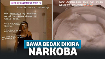 Ditahan polisi gara-gara bedak ketiak