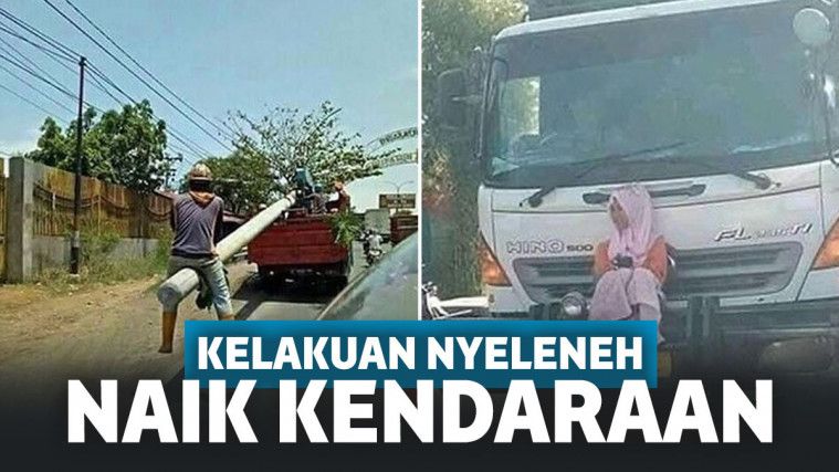 6 Kelakuan Santai Orang Naik Kendaraan Ini Nyeleneh Banget