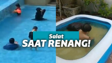 Salat di kolam renang