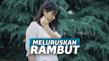 cara meluruskan rambut secara alami