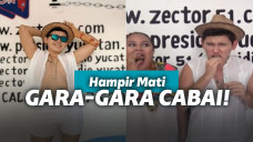 Youtuber makan cabai terpedas