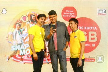 Indosat Ooredoo dan Snapchat