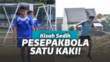 Pesepakbola amputasi kaki