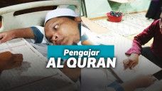 Pria difabel ajar Al Quran