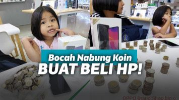 Membeli smartphone hasil menabung