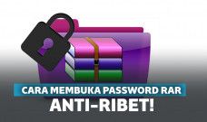 cara buka password rar