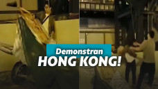 Warga Hong Kong diserang demonstran