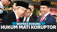 Jokowi Akan Hukum Mati Koruptor Jika Rakyat Berkehendak, Ma'ruf Amin: Agama Membolehkan!