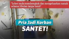 Korban santet keluarkan jarum dan benang