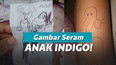 Gambar horor dari sang anak