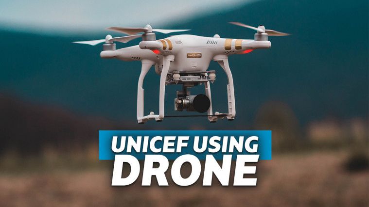 UNICEF drone