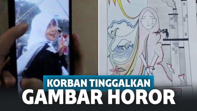 Korban tinggalkan puisi dan gambar horor