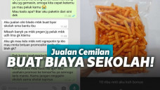 Menjual snack di sekolah