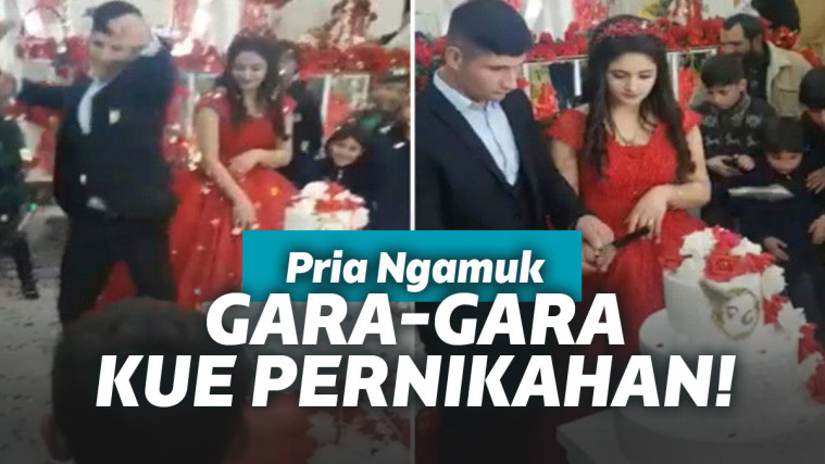Mempelai pria marah-marah di hari pernikahan