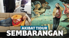 Akibat tidur sembarangan