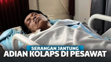 Kolaps di Pesawat, Adian Napitupulu Miliki 5 Ring Cegah Serangan Jantung
