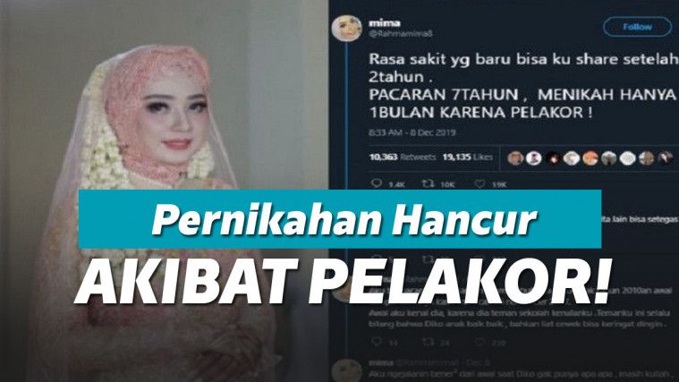 Pacaran 7 tahun, suami direbut pelakor