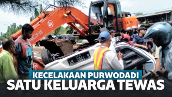 Kecelakaan Maut Purwodadi, Satu Keluarga Tewas Seketika