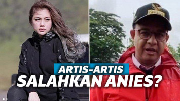 Celine Evangelista dan Anies Baswedan