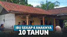 Ibu sekap 4 anak selama 10 tahun