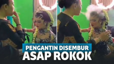 Viral Video Pengantin Disembur Asep Rokok oleh Perias