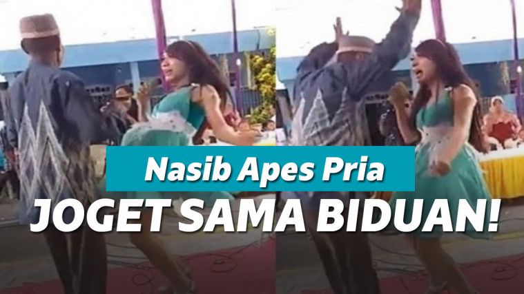 Ilustrasi joget bareng biduan