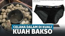 Celana dalam di dalam kuah bakso