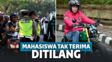 Ilustrasi tilang polisi