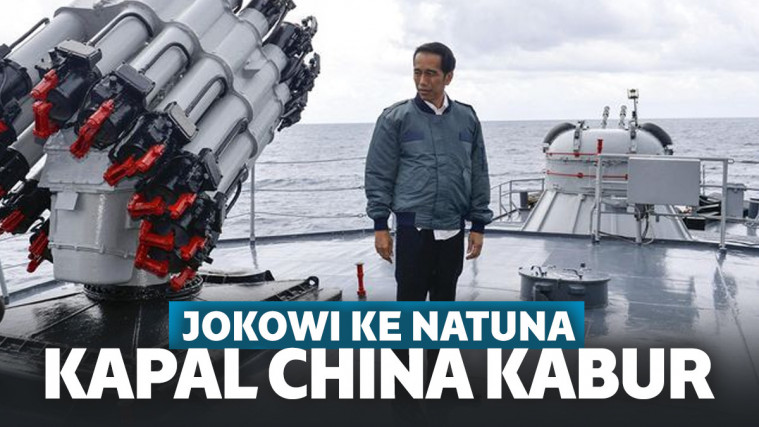 Jokowi Datang Ke Natuna, Kapal China Langsung Menghilang