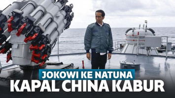 Jokowi Turun ke Natuna, Kapal-Kapal China Langsung Kabur