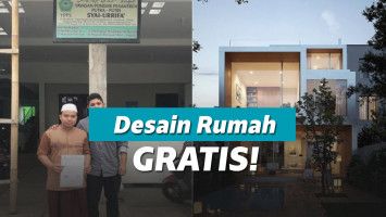 Arsitek gratiskan jasa desain