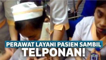 Perawat Malah Telponan