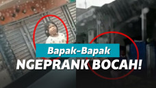 Bapak ngusilin bocah