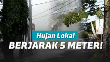 Ilustrasi hujan lokal