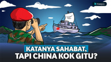 Kapal China Serbu Natuna Lagi Usai Jokowi Pergi, Katanya Sahabat Tapi Kok Gitu?