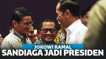 Heboh, Jokowi Ramal Sandiaga Jadi Presiden di Pilpres 2024