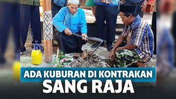Makam di kontrakan raja