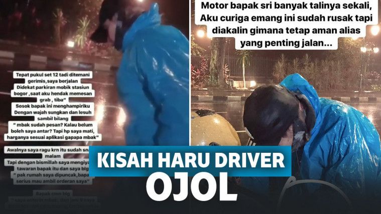 Kisah haru driver ojol
